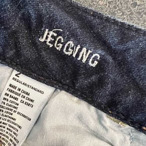 American Eagle super stretch  mid rise Jeggings size 2 - Picture 5 of 7